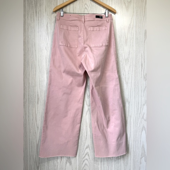 KUT from the Kloth Angela High-Rise Gaucho in Rose Wash Size 8 NWOT - Picture 6 of 7